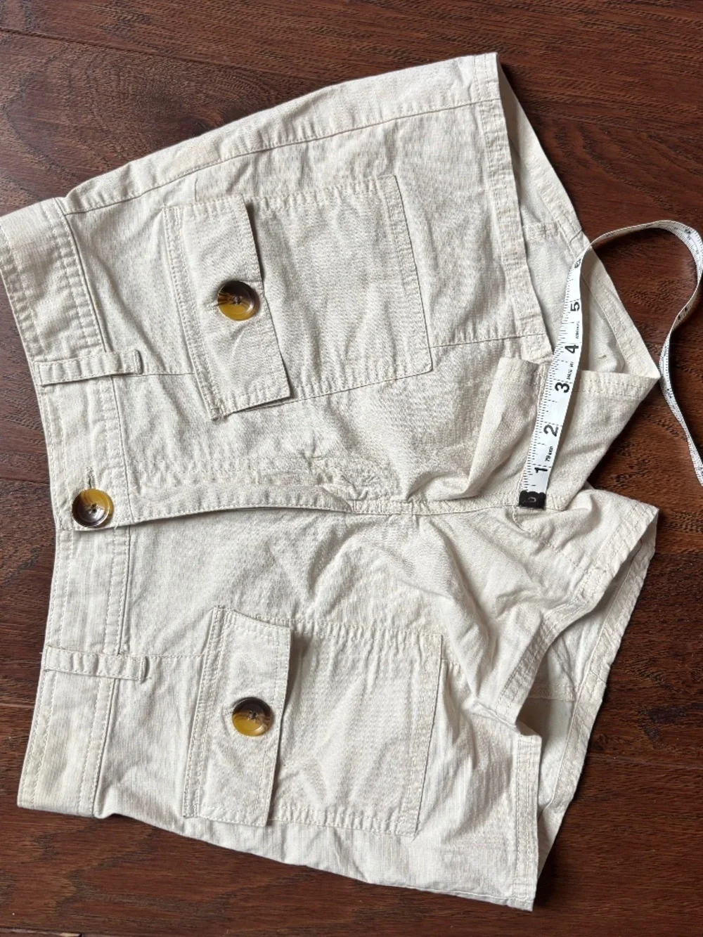 Vuori Vintage Ripstop Cargo Shorts XS Milkweed Hike Lounge Walk Casual